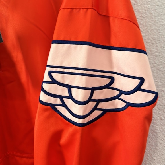 Air Jordan quarter zip jacket men’s new with tags orange wings medium - Picture 5 of 5